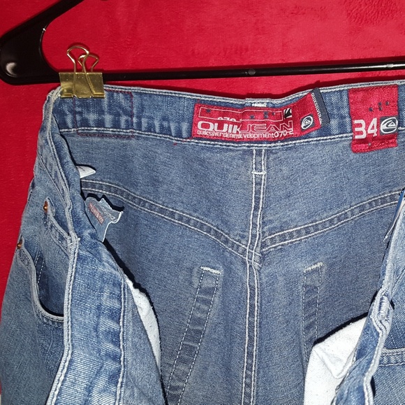 *SOLD*Quiksilver Relaxed Fit Denim Jeans 34x32 - Picture 1 of 6